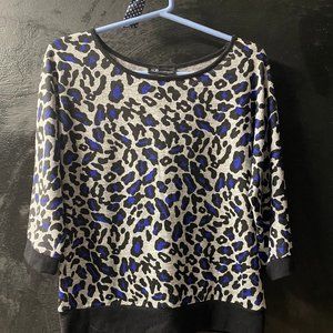 AGB Cheetah Print Long Sleeve Shirt